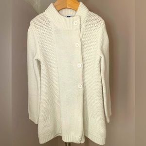 Excellent Condition Janie and Jack Girls Mock Neck Sweater Cardigan (Size 4)